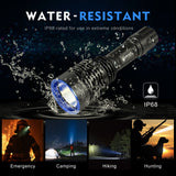 UltraFire 18650 Flashlight LED Strong light Single Mode Flashlights 1300 Lumens