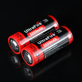 UltraFire BRC 26650 3.7V 5000mAh Rechargeable Lithium Battery （2PCS）