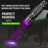 UltraFire UV Black Light Flashlight, for Pet Urine Detection, Blacklight Urine Light Detector for Dog, Cat