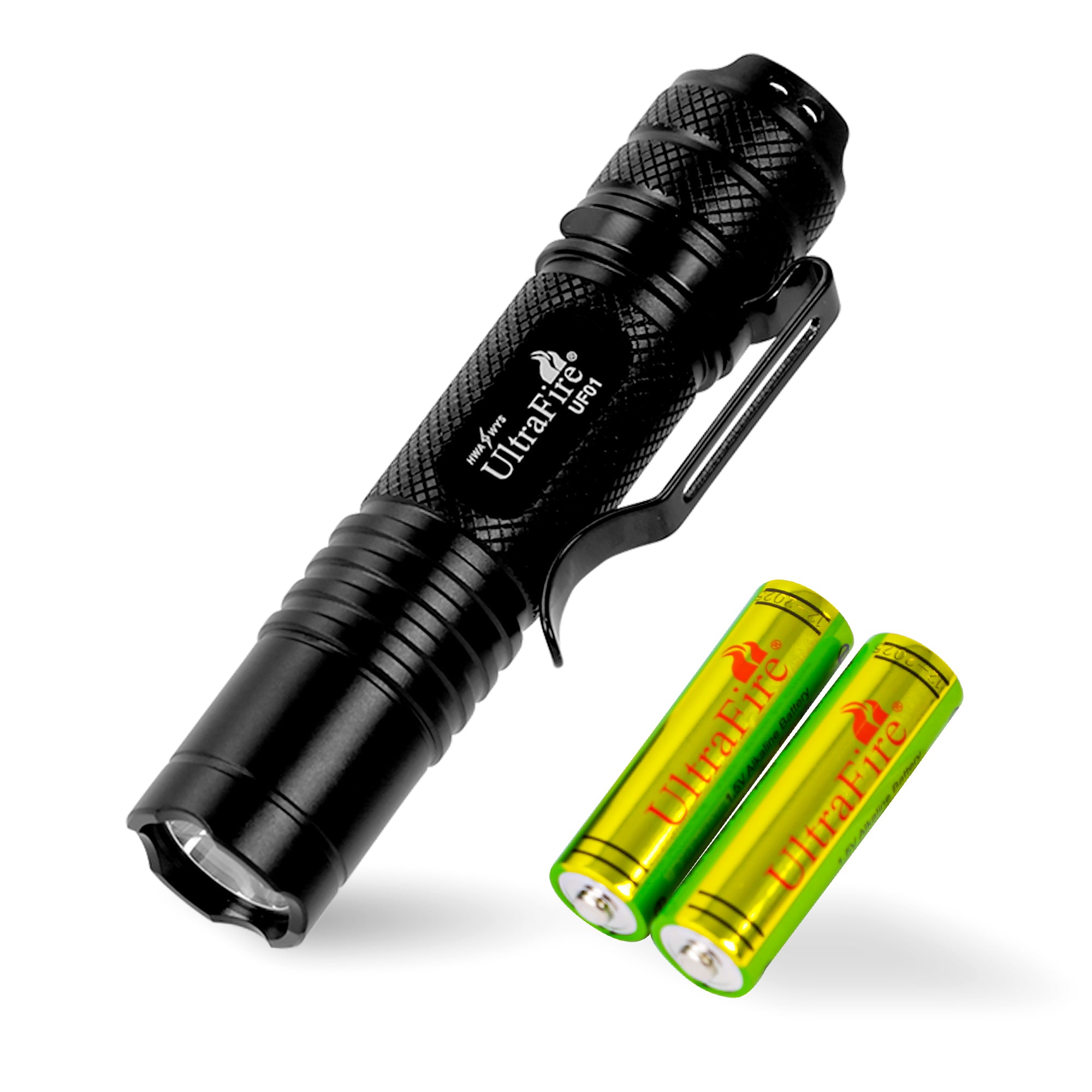 UltraFire Mini Flashlight UF01 3-mode tactical LED Flashlight, super bright 300 lumens torch