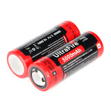 UltraFire BRC 26650 3.7V 5000mAh Rechargeable Lithium Battery （2PCS）