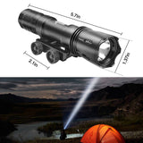 UltraFire® Rail Flashlight Outdoor  LED Lighting Glare Tactical Flashlight Spotlight Set