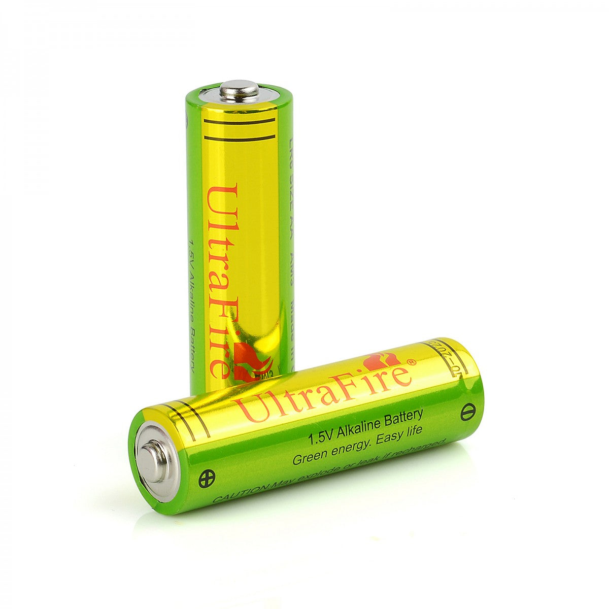 UltraFire  AA 1.5 Volt Performance Alkaline Batteries - Pack of 4 Grain