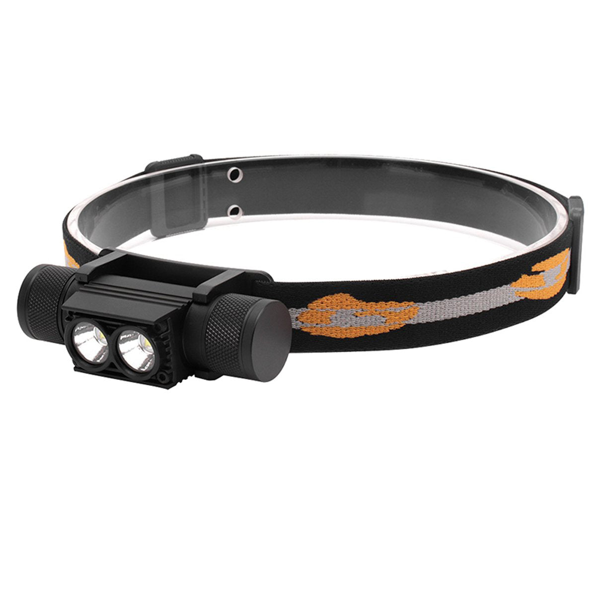 UltraFire 1600 Lumens Bright Headlight Aluminum Alloy USB Rechargeable Headlight Outdoor Camping Night Fishing Headlight Kit