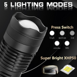 UltraFire UF-P63 XHP50 USB Charging Dimming Flashlight