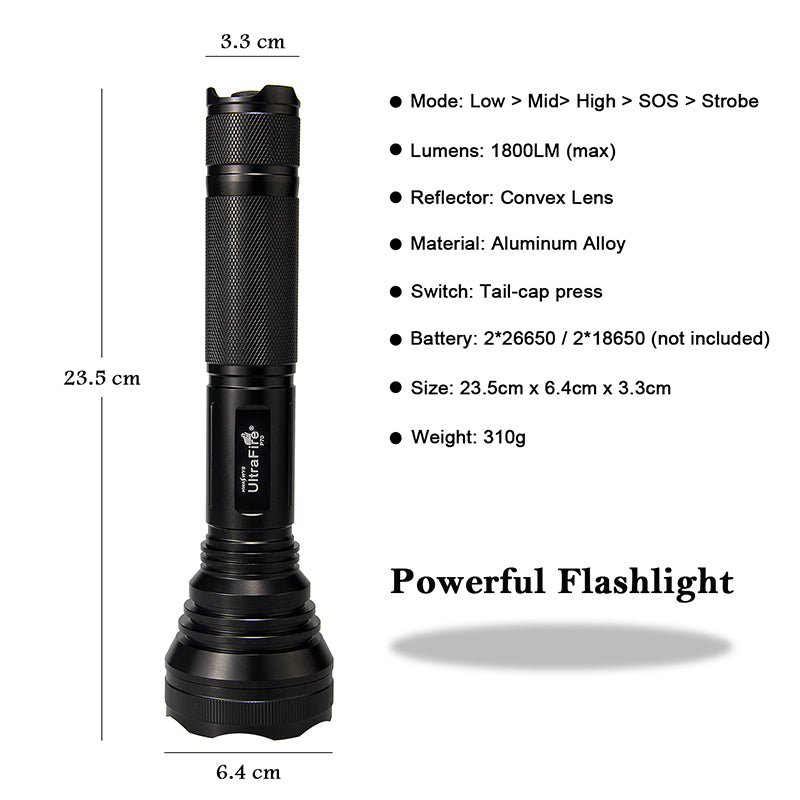 UltraFire-Super Bright-P70-Flashlight-5